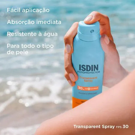 Protetor Solar Corporal Isdin Spray FPS 30 250ml Transparente - Image 3